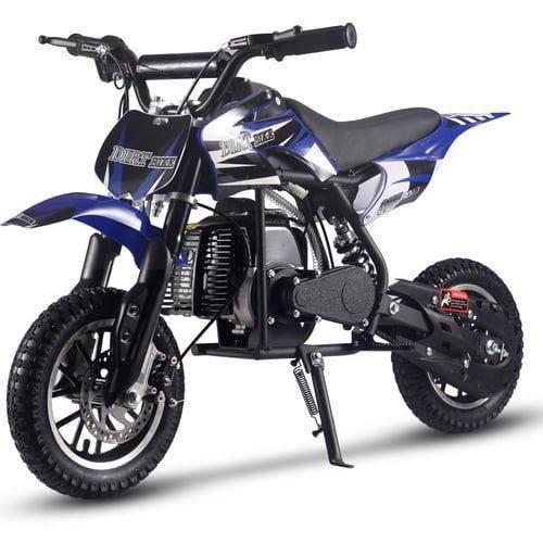 Alien DLX Kids Gas Dirt Bike, 50cc 2-Stroke, Age 6 and up