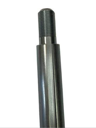 Go Kart Axle, Solid Steel, 42 in. Length, 1 in. Diameter, 1-1/2 in. Stepped Ends, Offset 1/4 in. Keyways for sale