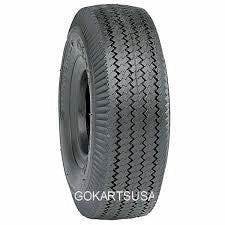7037 Go Kart Mini Bike Tire, 410X350-5, Sawtooth