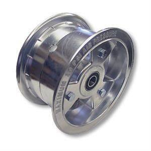6 in. Aluminum Tri-Star Wheel, 4 in. Wide, 5/8 in. Tapered Roller Bearing for sale