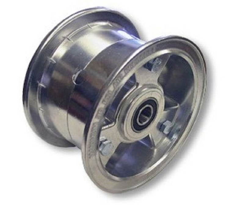 5 in. Aluminum Tri-Star Wheel, Live Axle, 1 in. Steel Insert Halves
