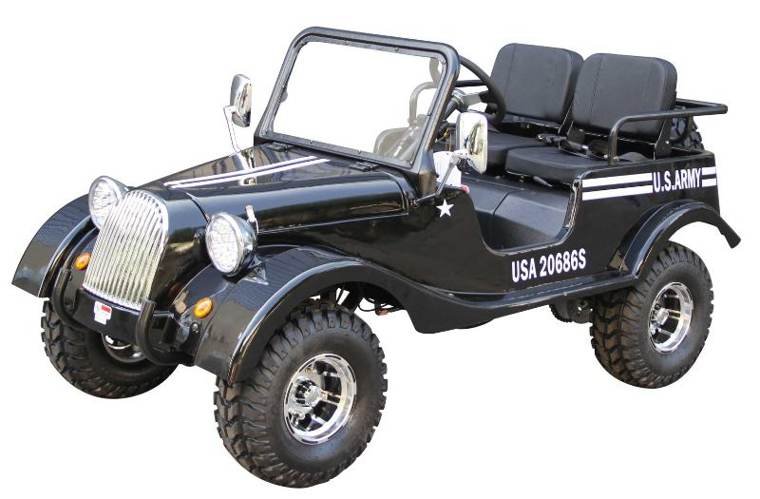 GR-5 Mini Jeep Roadster Go Kart, 125cc Electric Start, 3-Speed Semi-Automatic with Reverse, Ages 12 and up for sale