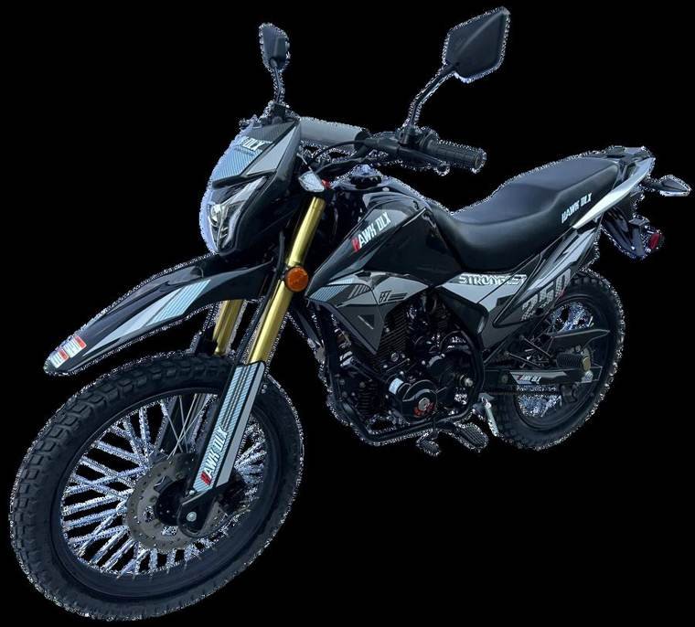 Hawk DLX 250cc Fuel Injected Dual Sport Dirt Bike, 5-Speed Manual, Electric Start, 21/18 inch Wheels, Ages 16 and up