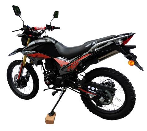 Hawk DLX 250cc Fuel Injected Dual Sport Dirt Bike, 5-Speed Manual, Electric Start, 21/18 inch Wheels, Ages 16 and up - Red