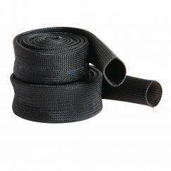 Header & Exhaust, Sleeve, Fiberglass, 1'', Black, 10ft Roll for sale