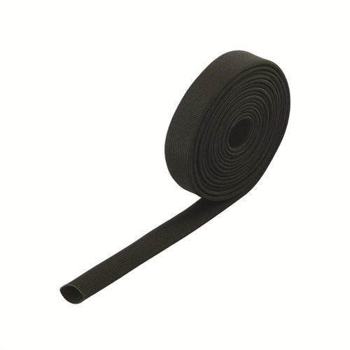 Header & Exhaust, Sleeve, Fiberglass, 1'', Black, Sold by the Foot
