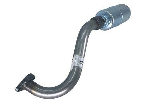 Header, Mini Bike, Single, Center Outlet for Screw-on Muffler; GX160, GX200, 6.5 OHV Clone, & 212 Predator for sale