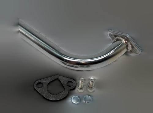 Header, Mini Chopper, Shorty, Side Outlet, Angle Cut; GX200, 6.5 OHV, & 212 Predator; Straight End (1'') for sale