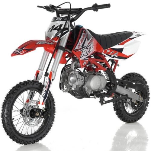 Apollo RFZ 125cc X14 Dirt Bike, 4-Speed Semi-Automatic, 14/12 inch Wheels, Ages 12 and up for sale