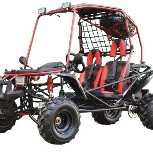 Pathfinder Mid-Size Kids Go Kart, 208cc 7.5hp Gas Engine, Electric Start, Torque Converter with Reverse, Ages 8 and up for sale