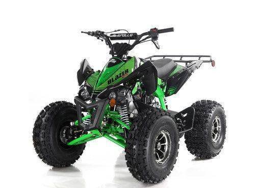 Blazer9 DLX 125cc Sport ATV, Fully-Automatic with Reverse, Deluxe 8 inch Alloy Wheels, Ages 12 and up