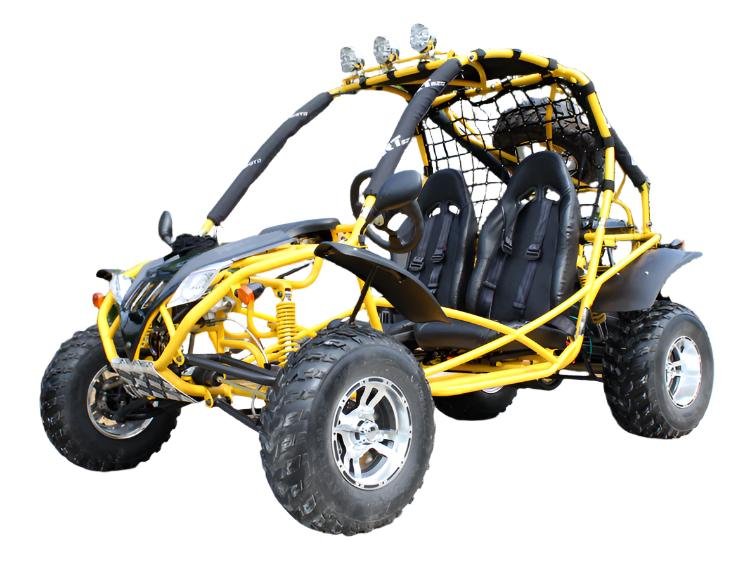 Jaguar 200 DLX Buggy Go Kart, Electric Start, Automatic with Reverse, 10-inch Alloy Wheels, Ages 16 and up