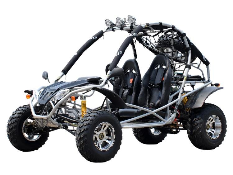 Jaguar 200 DLX Buggy Go Kart, Electric Start, Automatic with Reverse, 10-inch Alloy Wheels, Ages 16 and up