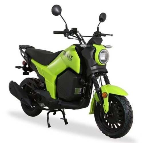 Menace 50cc Motorcycle, 5-speed Manual, Front Disc Brake, 12/10 inch Aluminum Wheels, 50 State Legal for sale