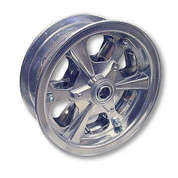 8 in. Aluminum Spinner Wheel, 3 in. Wide, 5/8 in. Precision Ball Bearing for sale