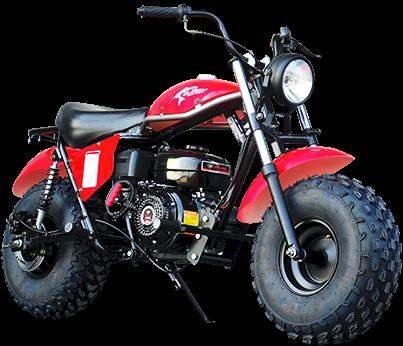 TrailMaster Monster Dog II Mini Bike, 196cc 6.5hp with Torque Converter, Rear Hydraulic Disc Brake