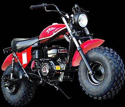 TrailMaster Monster Dog II Mini Bike, 196cc 6.5hp with Torque Converter, Rear Hydraulic Disc Brake