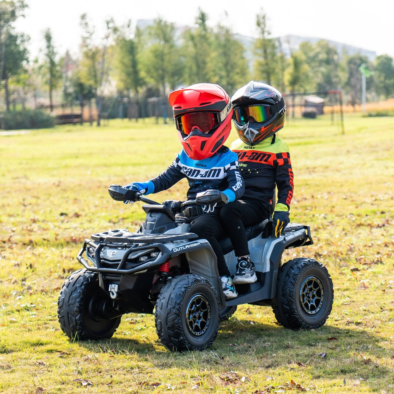 Officially Licensed Can-Am Outlander 24V Kids Ride-On ATV - Blue