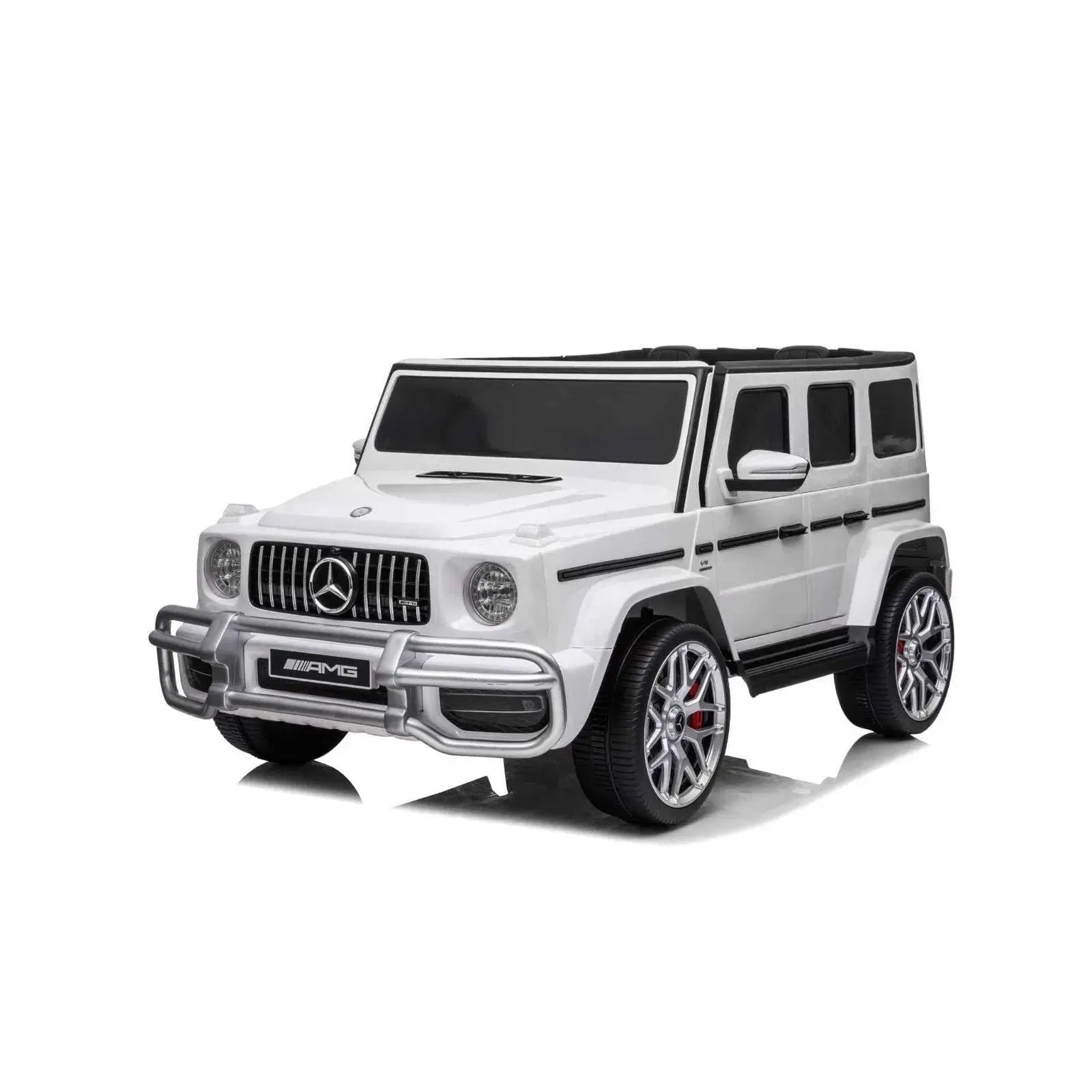 Officially Licensed Mercedes G63 AMG 24V 2-Seater Ride-On Car - White