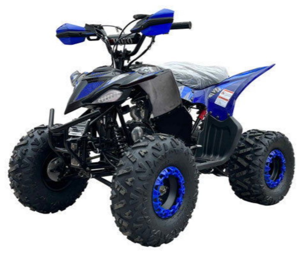 Pioneer 110cc Sport ATV, Automatic with Reverse, 8-inch Wheels, Electric Start, Ages 12 and up - Blue