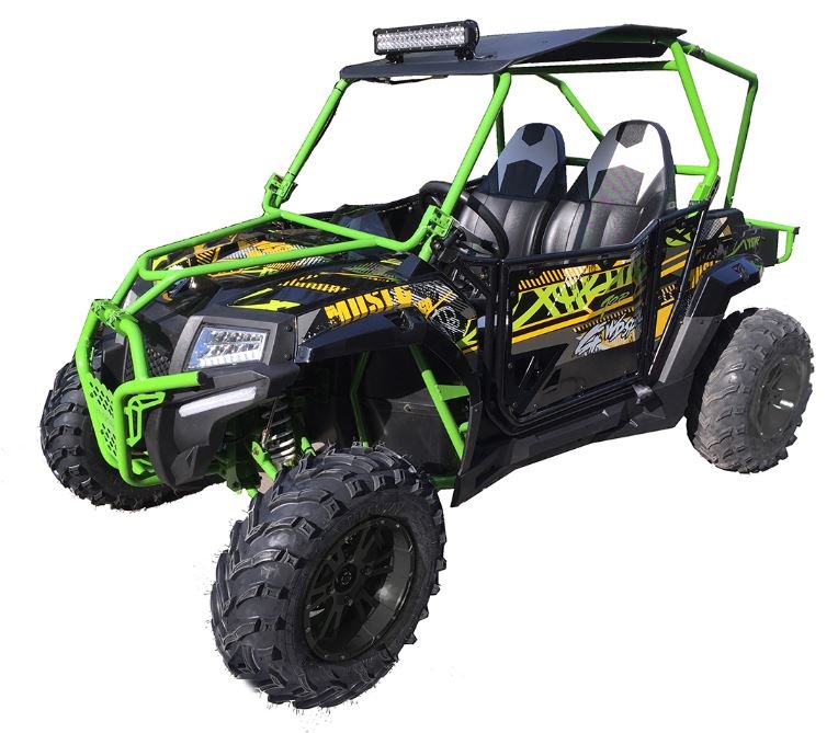 Predator 400FX UTV Side-by-Side, Electric Start, Shaft-Drive Automatic with Reverse, Ages 16 and up - Green
