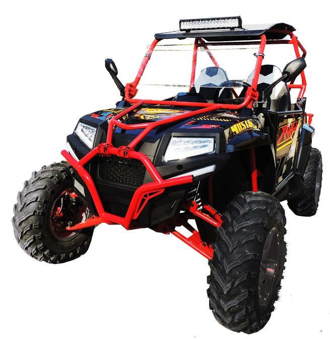 Predator 400FX UTV Side-by-Side, Electric Start, Shaft-Drive Automatic with Reverse, Ages 16 and up - Red