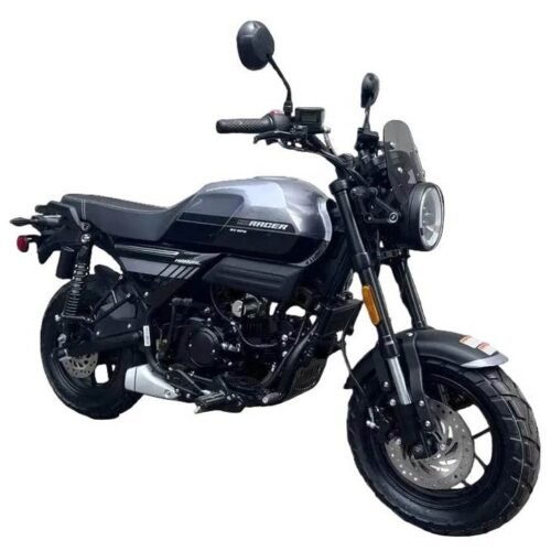 Racer 140cc Street Motorcycle, Automatic Transmission, Electric Start, Digital Speedometer, LED Headlight