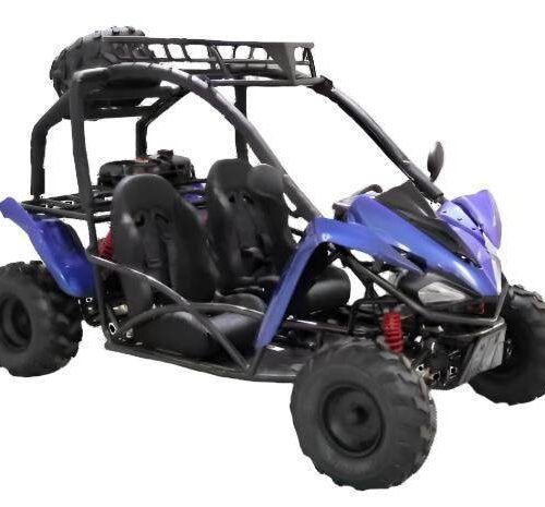Shark 125cc Mid-Size Kids Go Kart, Electric Start, 3-Speed Semi-Automatic with Reverse, Ages 12 and up for sale
