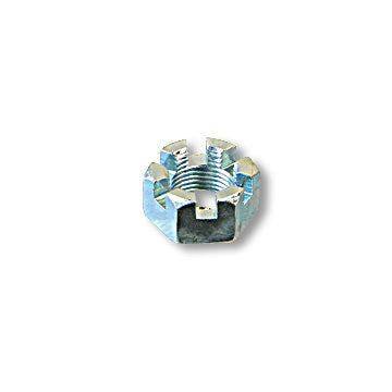 Slotted Hex Nuts, Zinc Plated for sale