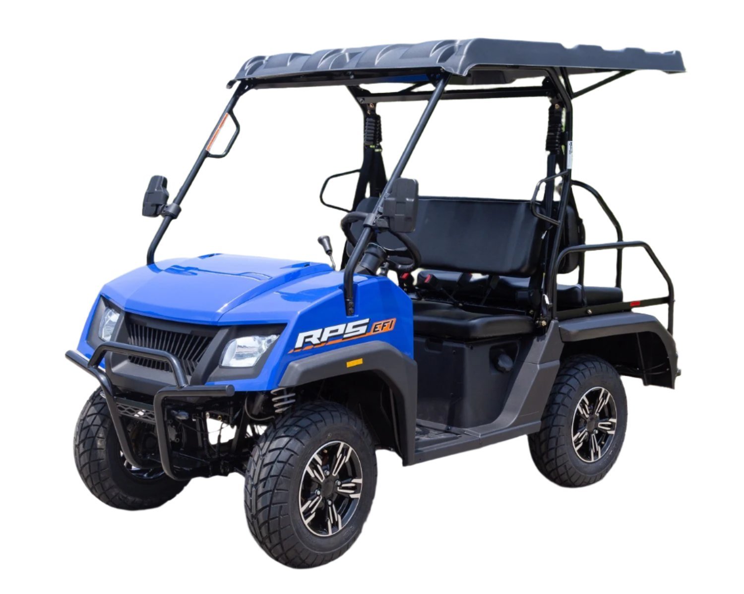SSV 200 EFI Gas Golf Cart, Automatic with Reverse, Deluxe Alloy Wheels, Fully Assembled - Blue
