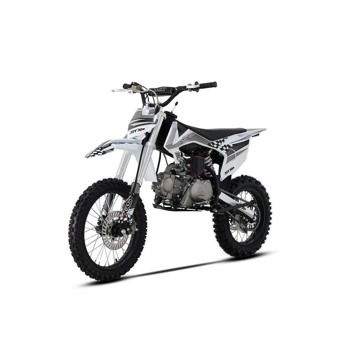 SYX MOTO K1 125cc Dirt Bike | 4-Stroke Off-Road Pit Bike for Teens & Adults - Black