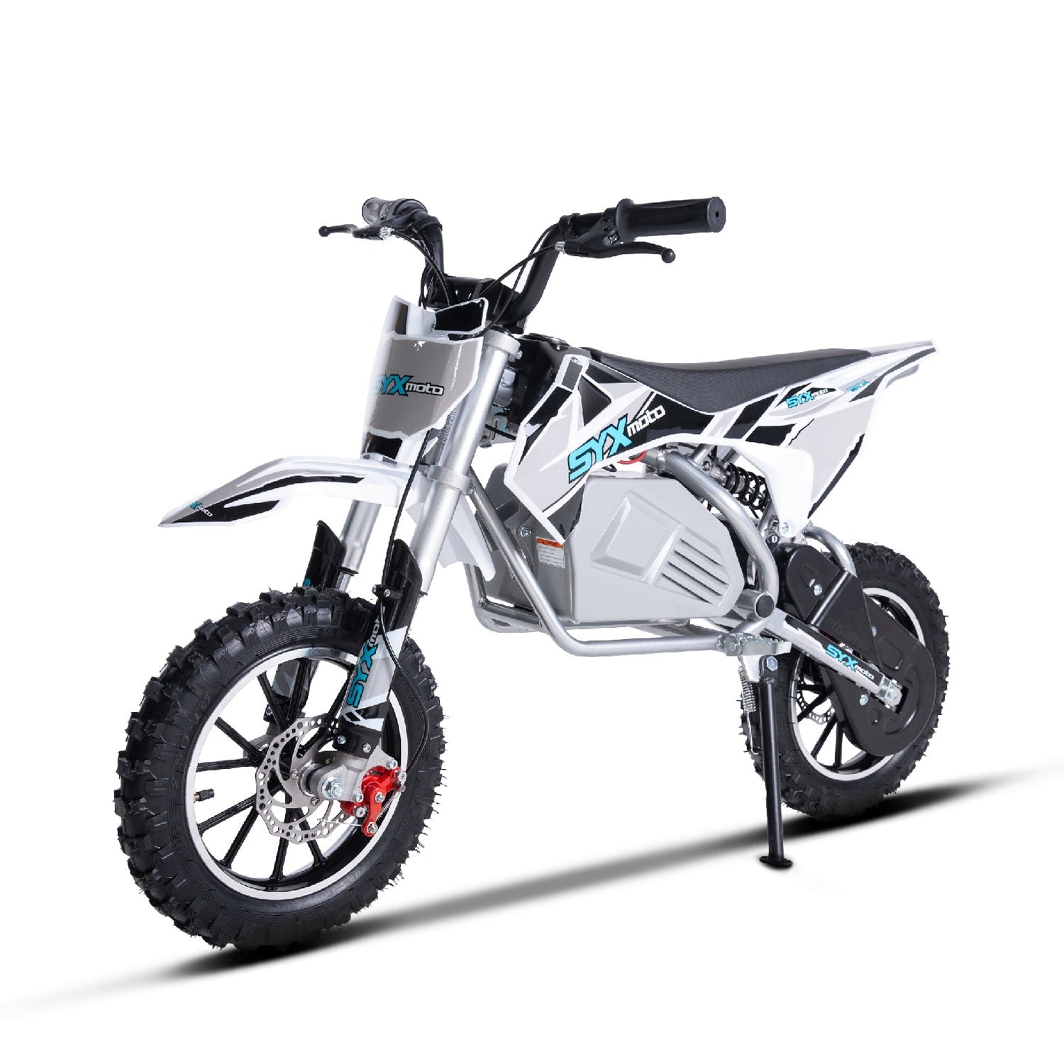SYX MOTO KBE 500W Kids Electric Dirt Bike | 36V Mini Off-Road E-Bike for Beginners - Black/Grey