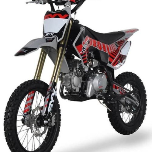 2024 SYX Moto Whip Pro 125cc Pit Bike, Oil-Cooled, Kick Start, Anodized Front Fork, 4-Speed Manual Shifting, (17/14) Wheels, Ages 12 and up for sale