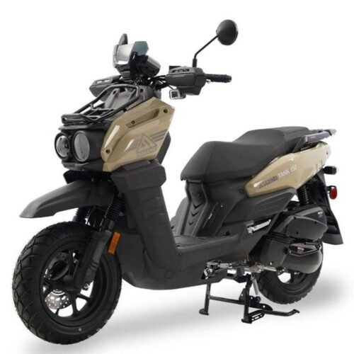 Tank 150cc Street Scooter, Automatic Shifting, Full Disc Brakes, 12 inch Wheels, LED Lights for sale