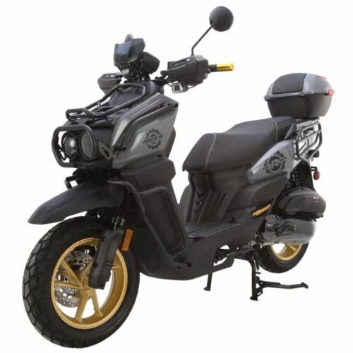 Tank 200 Street Scooter, Automatic Shifting, Full Disc Brakes, 13-inch Wheels, LED Lights