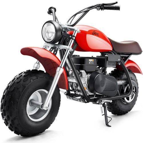 Trailcross Gas Powered Mini Bike, 7.5hp 4-Stroke, LED Headlight