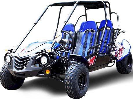 TrailMaster Blazer4 200EX EFI 4-Seater Buggy Go Kart, Extended Cab for sale