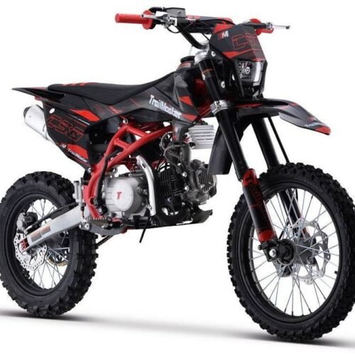 TrailMaster C50 150cc Gas Dirt Bike, 4-Speed Manual Clutch (17/14) Wheels