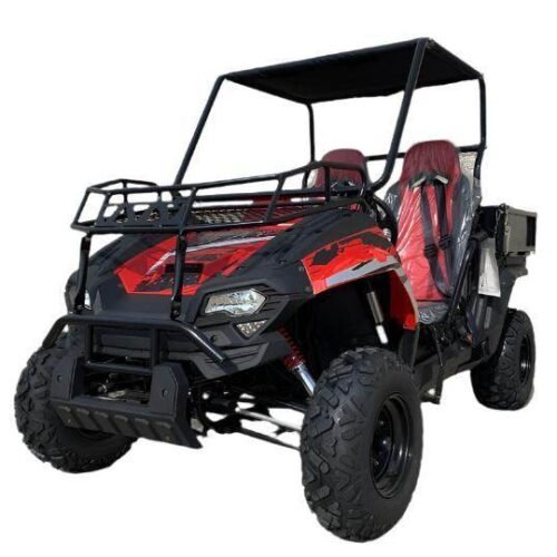 TrailMaster Challenger 200U UTV Side-by-Side, Front Cargo Rack, Rear Dump Bed