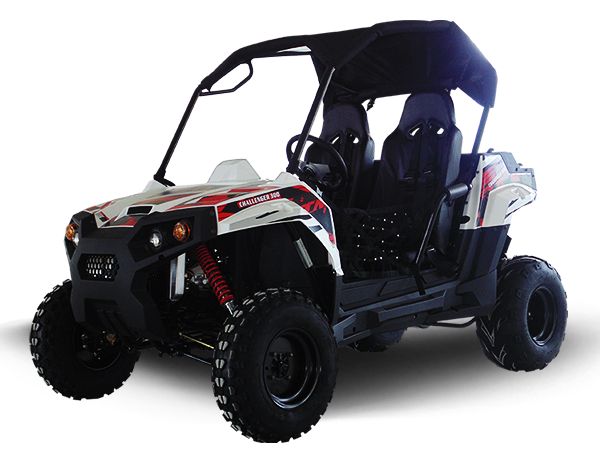 TrailMaster Challenger 300E (EFI) UTV Side-by-Side, Liquid Cooled - White