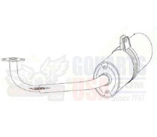 REF 29-2: MUFFLER WITH HEADER COMP, for TrailMaster Challenger 200 UTV Side-by-side (6000229150G001A) for sale