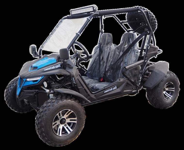 TrailMaster Cheetah 200X Go Kart (Special) CVT Automatic with Reverse, Alloy Wheels, Windshield