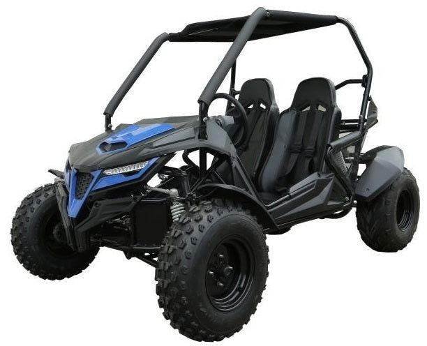 TrailMaster Cheetah 8 Mid-Sized Go Kart - 7.5hp, Torque Converter, Electric Start, Automatic with Reverse, Ages 12 and up