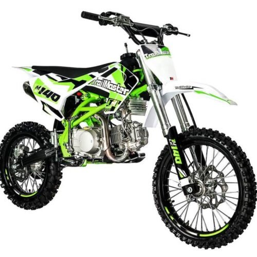 TrailMaster LK140 Pro Series Dirt Bike, Electric Start, 4-Speed Manual, Dual Disc Brakes, (17/14) Wheels for sale