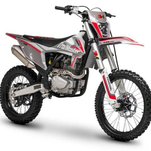 TrailMaster LX250 Dirt Bike, 6-Speed Manual, Dual Disc Brakes, Electric Start with Kick backup, (21/18) Wheels for sale