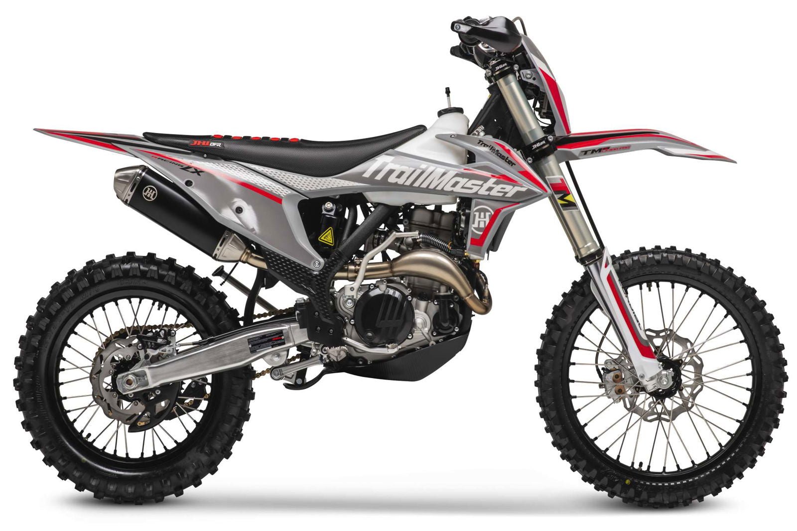 TrailMaster LX300-Pro Dirt Bike, NC300 EFI Racing Engine, Liquid-Cooled, 6-Speed Manual, Dual Disc Brakes, Electric Start with Kick backup, Billet Wheels (21/18) - Red