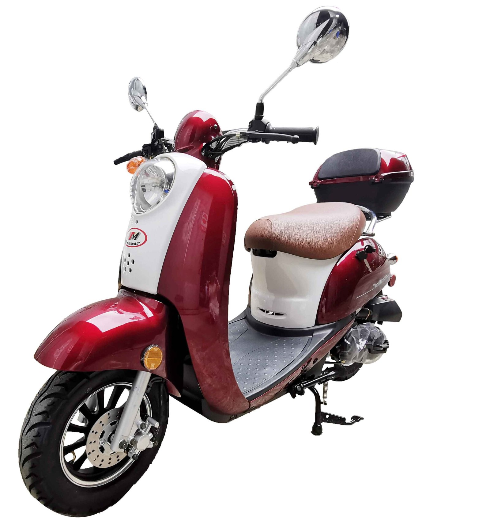 TrailMaster Milano 50cc Street Scooter - Red