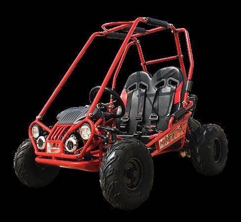 TrailMaster MINI XRX/R+ Go Kart, 5.5hp Parental Remote Control with Reverse, Kids Ages 4-9