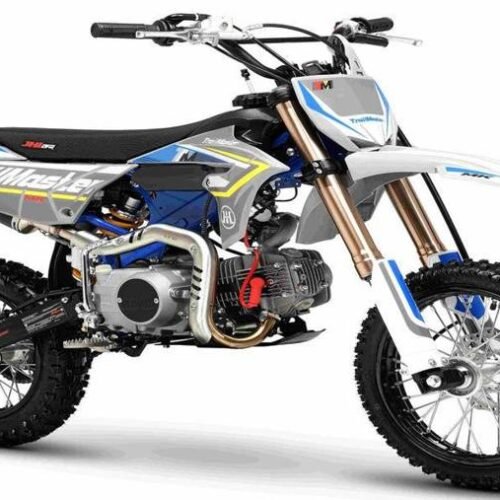 TrailMaster MK125E Pro Series Dirt Bike, BOSCH EFI, 4-Speed, Electric Start, Dual Disc Brakes, (14/12) Wheels for sale