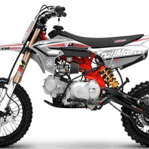 TrailMaster MK125S Pro Series Dirt Bike, 4-Speed Semi-Automatic, Electric Start, Dual Disc Brakes, (14/12) Wheels for sale